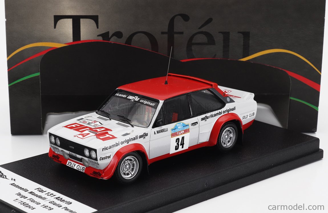 Miniature Trofeu 1/43 Fiat 131 Abarth Targa Florio 1979 – N°34 Mandelli, Prévente