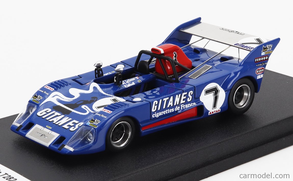 Miniature Trofeu 1/43 - Lola T282 N°7 Gitanes 24h Du Mans 1973, Résine, Précommande