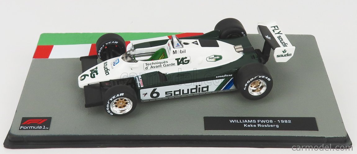 Kit à Monter Automodelli HI-FI 28 – Williams Ford FW08 F1 1982 – Échelle 1:43, Métal