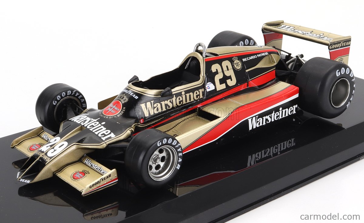 OPO 10 Modellino Auto Formula 1 In Metallo 1/24 - Arrows A1 Riccardo Patrese 1979 - Collezione Hachette OR056