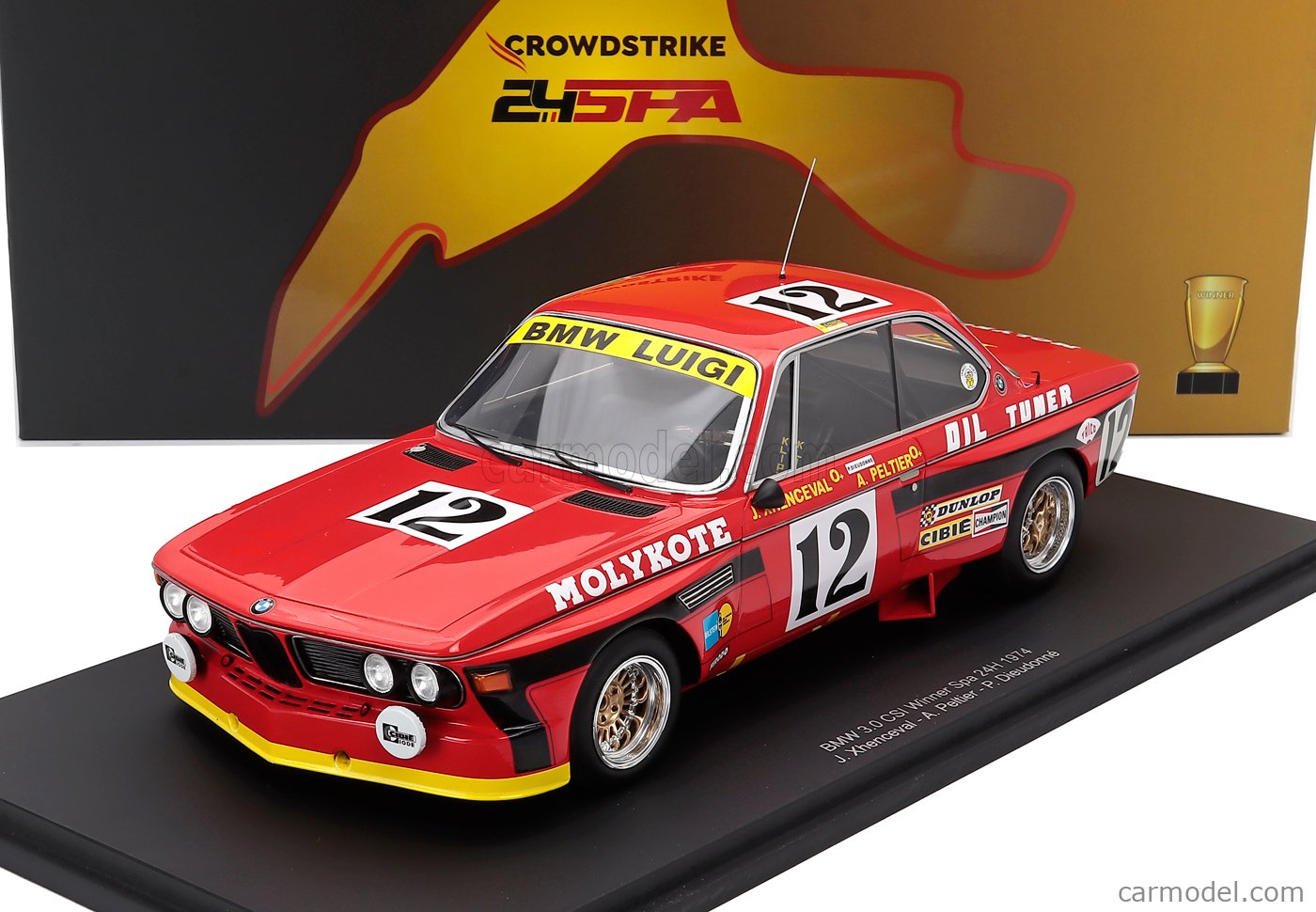 SPARK-MODEL 18SPA1974 Масштаб 1/18 | BMW 3.0 CSL TEAM LUIGI RACING