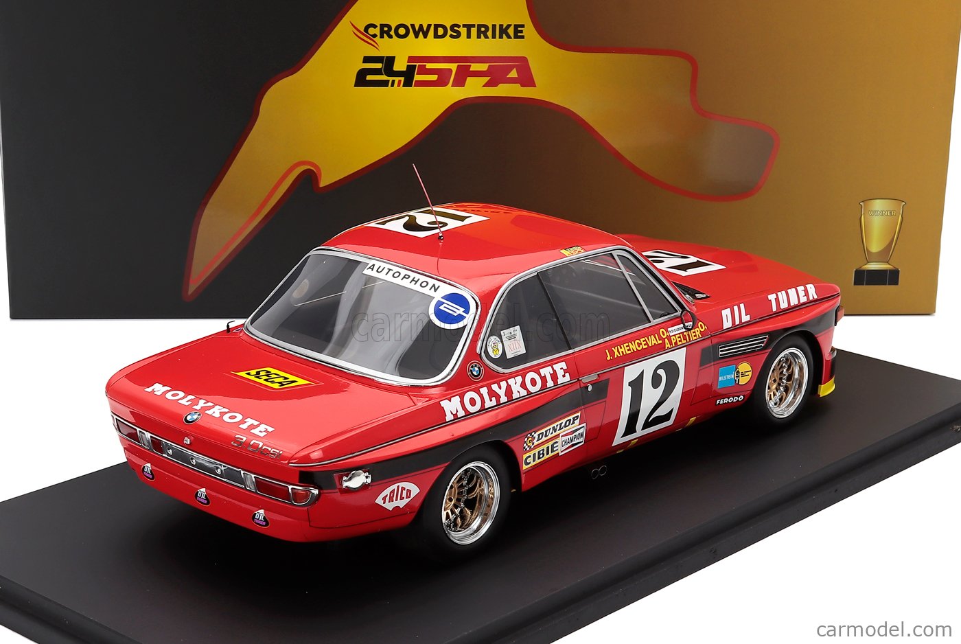 SPARK-MODEL 18SPA1974 Scale 1/18 | BMW 3.0 CSL TEAM LUIGI RACING N
