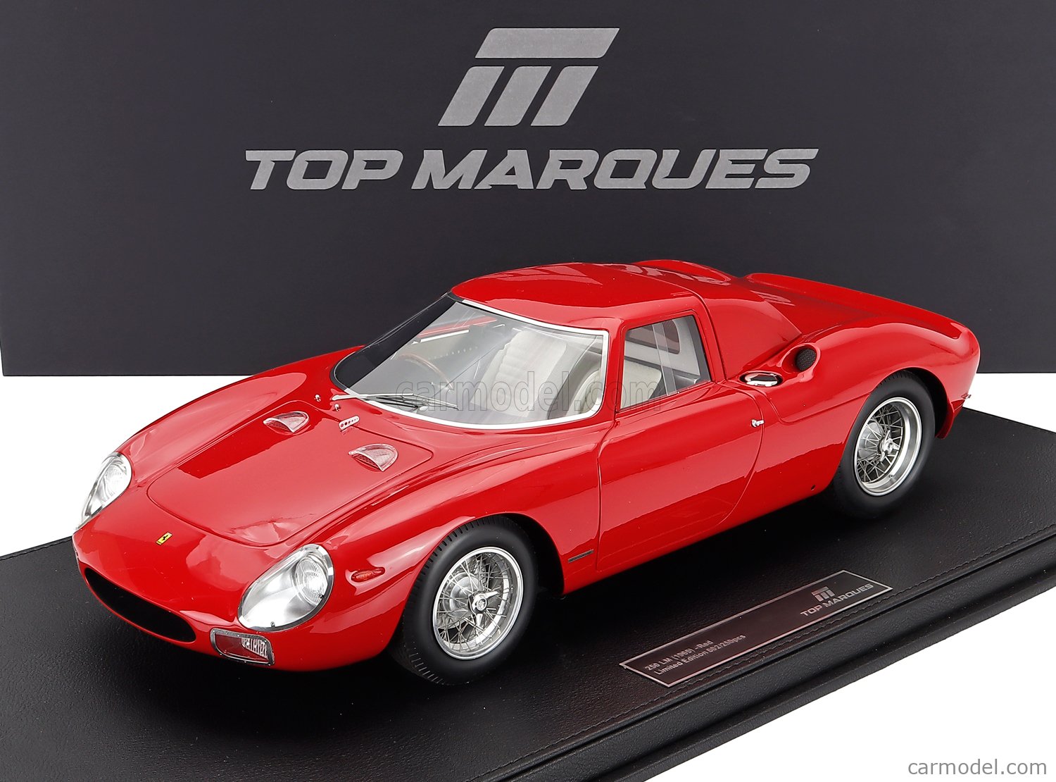 TOPMARQUES TMR12-61C Scale 1/12 | FERRARI 250LM 3.3L V12 1965 RED