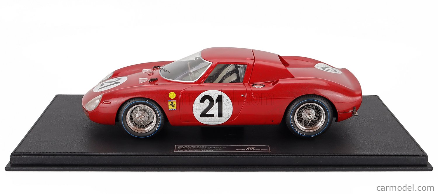 TOPMARQUES TMR12-61AD Scale 1/12 | FERRARI 250LM 3.3L V12 ch