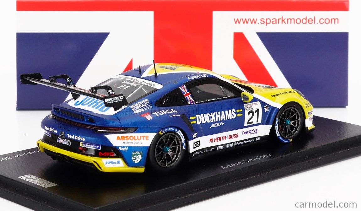 SPARK-MODEL UK022 Scale 1/43 | PORSCHE 911 992 GT3 CUP N 21 PORSCHE ...