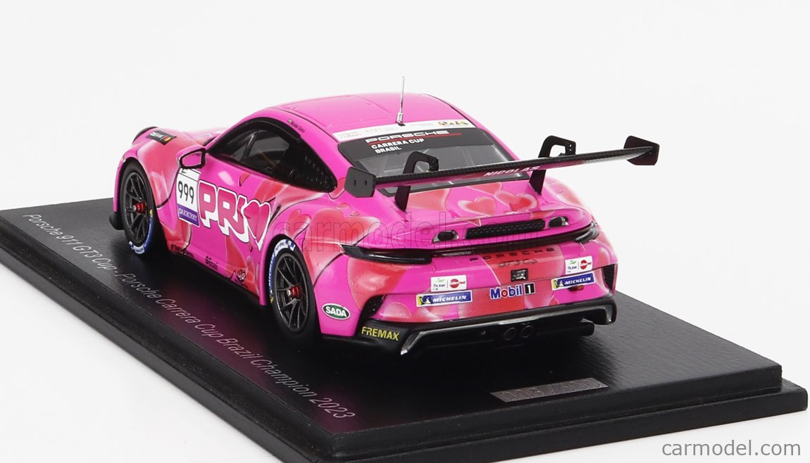 1:43 SPARK Porsche 911 Gt3 Cup #999 Carrera Cup Brésil Champion 2023 Costa S5669