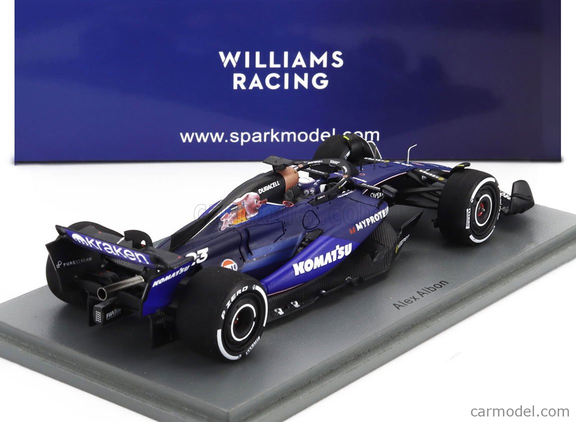スパーク 1/43 ウィリアムズ FW46アルボン2024モナコ9位
