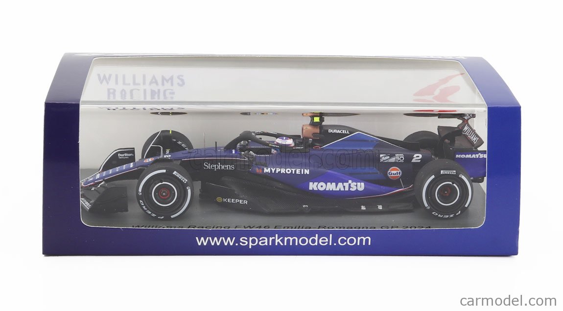 Spark 1:43 Logan Sargeant Williams FW46 #2 Emilia-Romagna GP