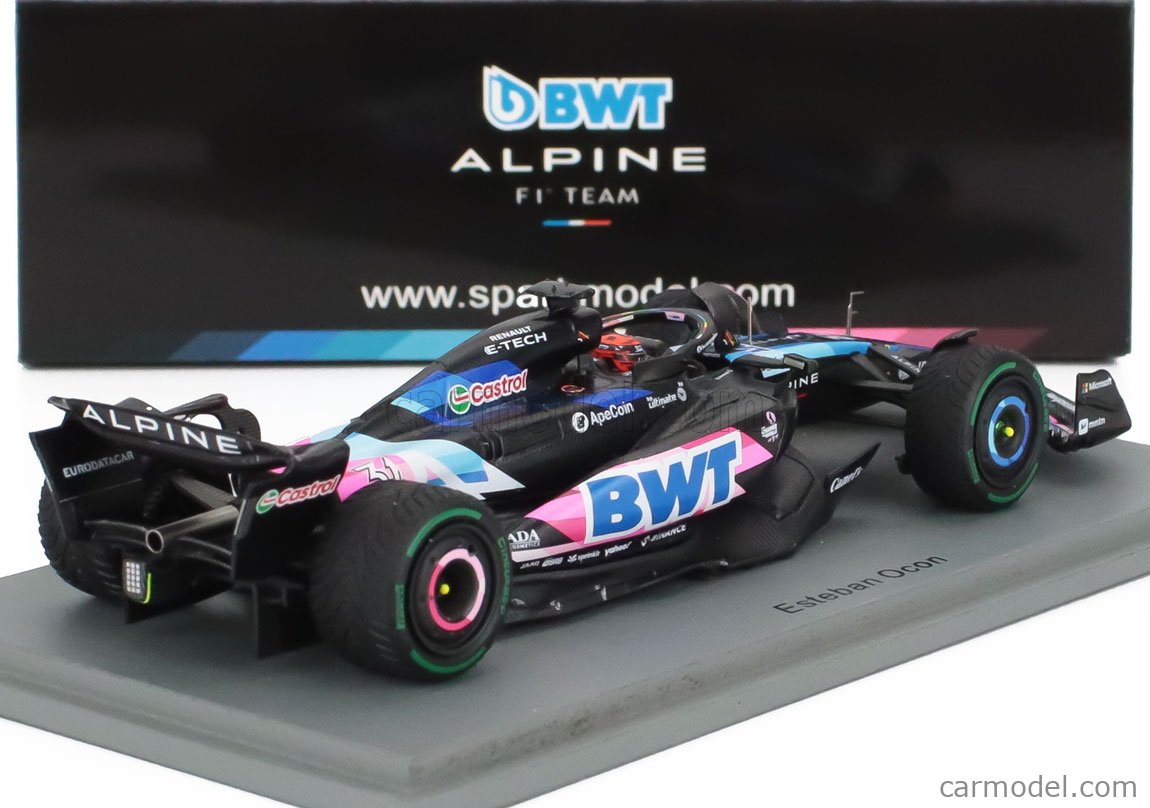 ALPINE F1 A524 TEAM BWT ALPINE 31 ESTEBAN OCON 2024  PACKAGING PREMIUM Avec Casque 4893993382200