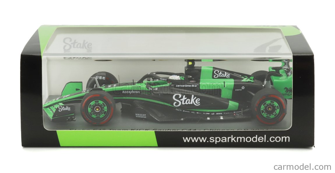 Spark 1/43 Stake F1 Team C44 - N°24 Zhou - GP Chine 2024 - Résine - Prévente