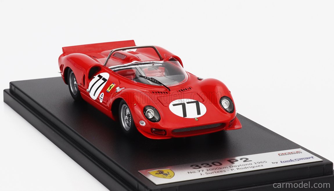 LOOKSMART LSRC113 Scale 1/43 | FERRARI 330P2 N 77 2000km DAYTONA 1965 ...