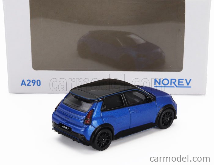 NOREV Alpine A290 GTS 2025 – Miniature 1/64 Bleu Alpine Vision Et Noir – Collection