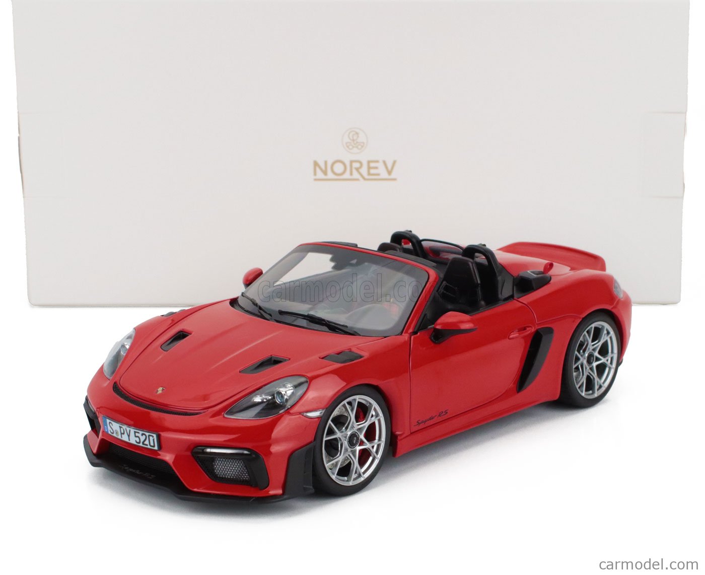 ハッピー1/18 ポルシェ 718 スパイダー RS レッド Spyder GT SPIRIT 1/18 - PORSCHE 718 Spyder RS WP - 2023 - Five Diecast