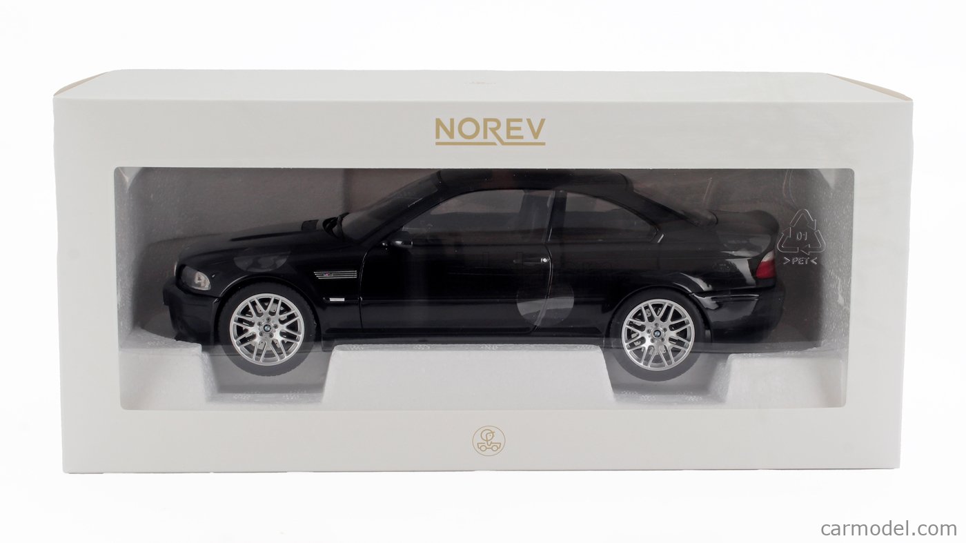 BMW M3 CSL ミニカー 1/18スケール 黒 S.O.L.I.D ソリッド 1/18 BMW 3シリーズ M3 CSL (E46) 2003年 ブラック