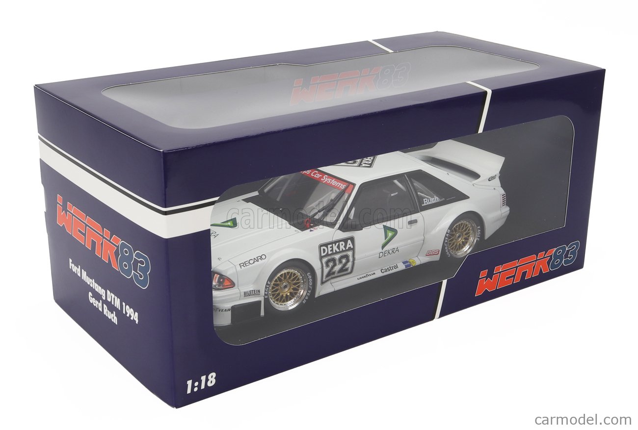 WERK83 1:18 Ford Mustang 5.0 #13 DTM 1994 Jürgen Feucht W1802402