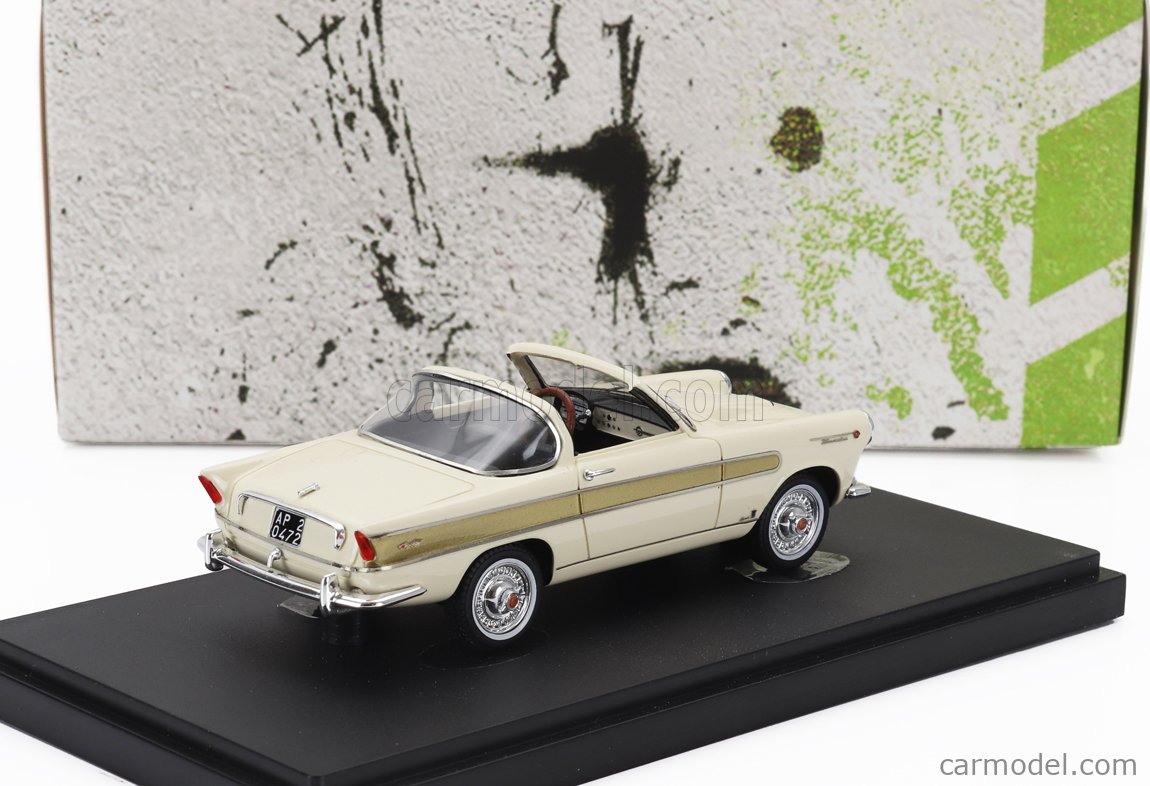 Miniature Voiture 1:43 Autocult Fiat 1200 Vignale Wonderful Italy 1958