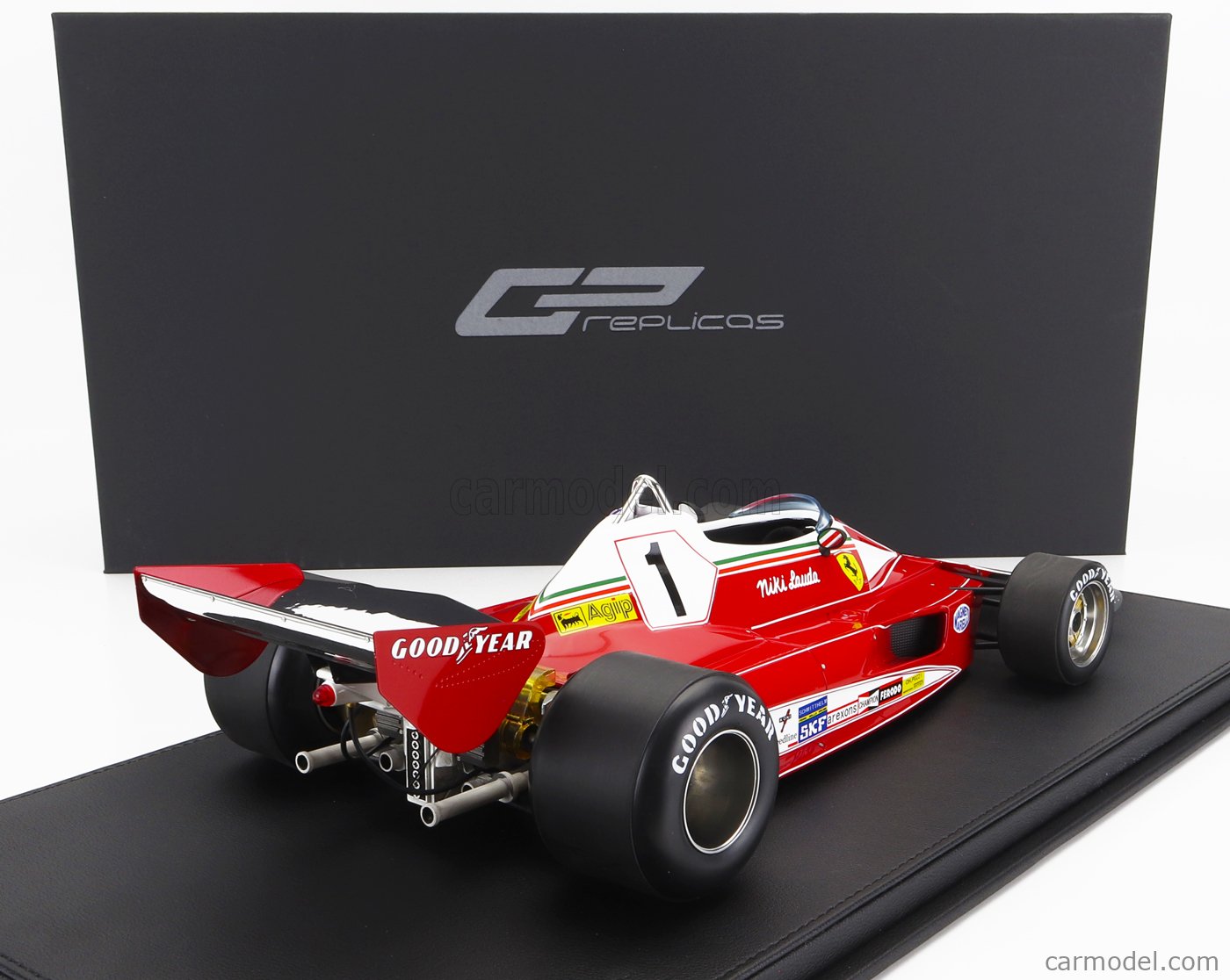 GP-REPLICAS GP12-14A Scale 1/12 | FERRARI F1 312T2 SCUDERIA FERRARI SEFAC  TEAM N 1 WINNER MONACO GP (MONTECARLO) 1976 NIKI LAUDA RED WHITE