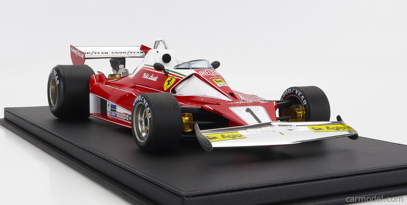 GP-REPLICAS GP12-14A Scale 1/12 | FERRARI F1 312T2 SCUDERIA FERRARI SEFAC  TEAM N 1 WINNER MONACO GP (MONTECARLO) 1976 NIKI LAUDA RED WHITE