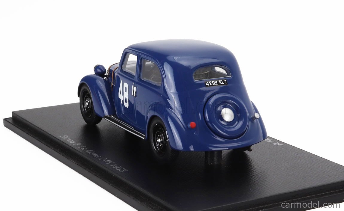 SIMCA 8 #48 Le Mans 1938 1/43 SPARK S9426