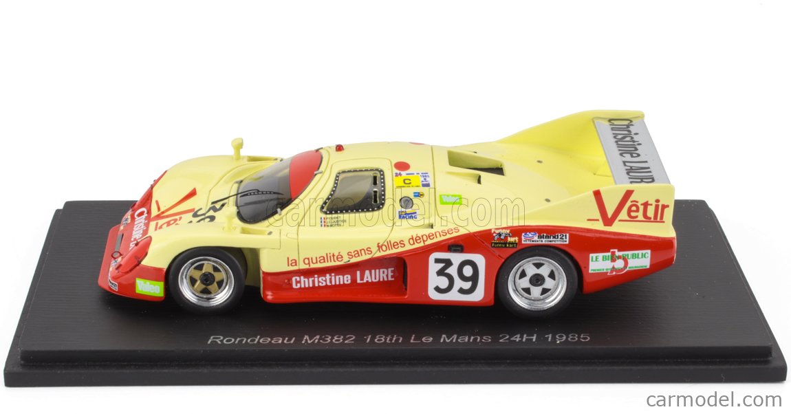 Starter Kit (JPS Spark) Rondeau M382 #39 24h Le Mans 1985 1/43