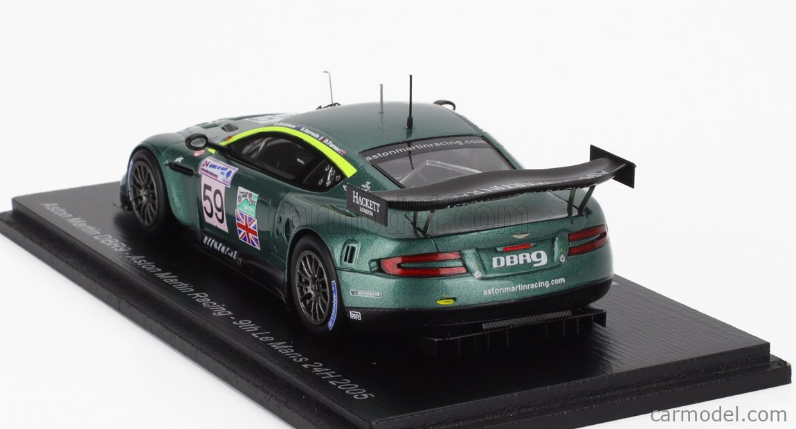 Spark Aston Martin DBR9 #59 Aston Martin Racing Le Mans 24Hrs 2005 1/43 Scale