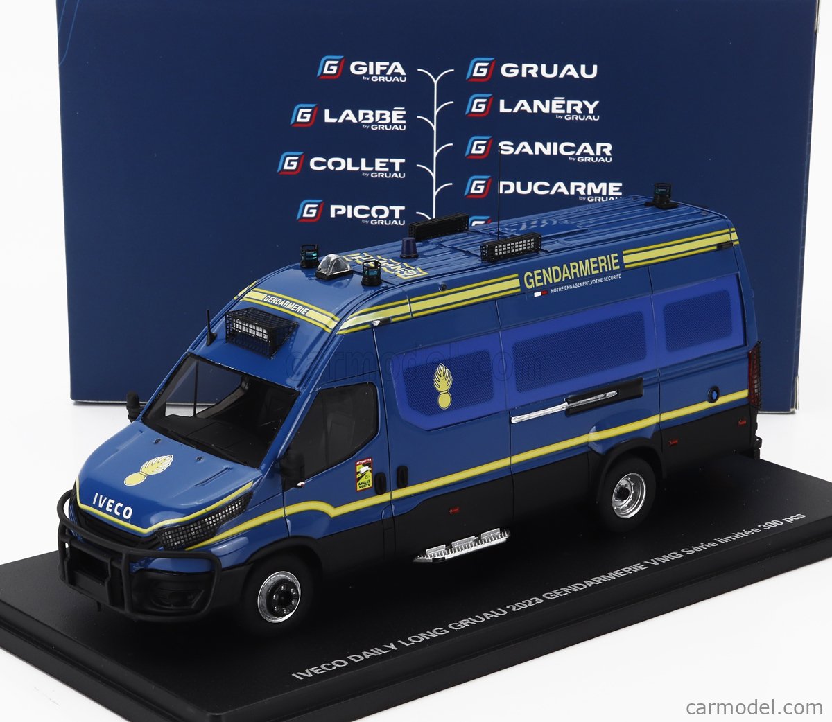 Miniature Perfex 742 Iveco Daily Long Gruau VMG, 1/43, Véhicule Maintien Ordre 2023