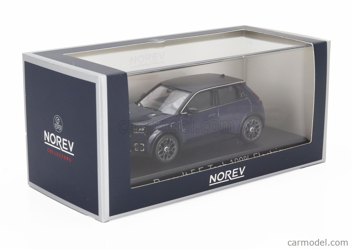 Renault 5 E-Tech Electrique 2024 Vert Pop et Noir 1/18 Norev - Collection