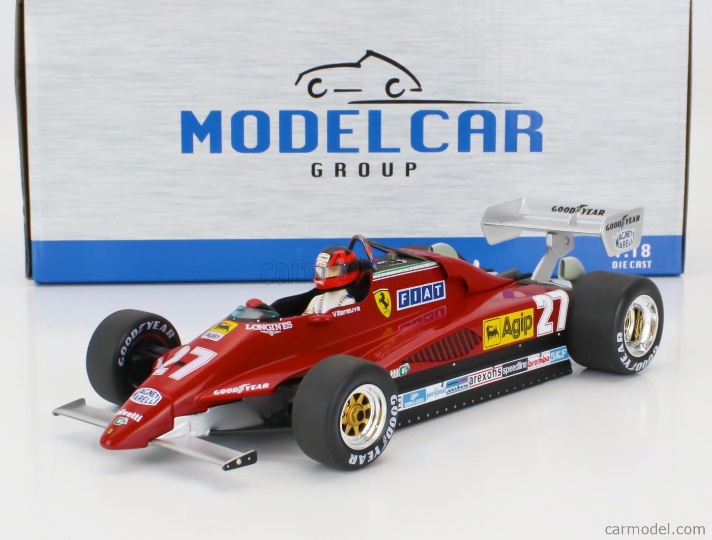 Ferrari 126 C2 ミニカー 27 Kyosho 1/64 Ferrari F1 collection1 126 C2 #27 G.VILLENEUVE