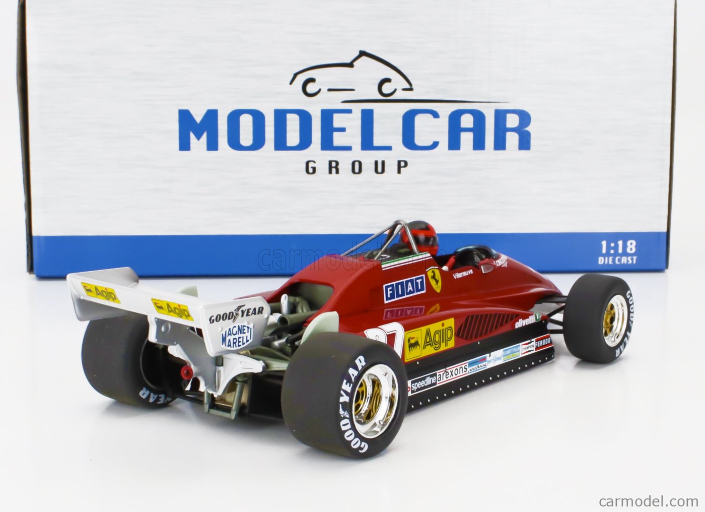 MCG MCG18629F Scale 1/18 | FERRARI F1 126C2 TEAM SEFAC SPA FERRARI