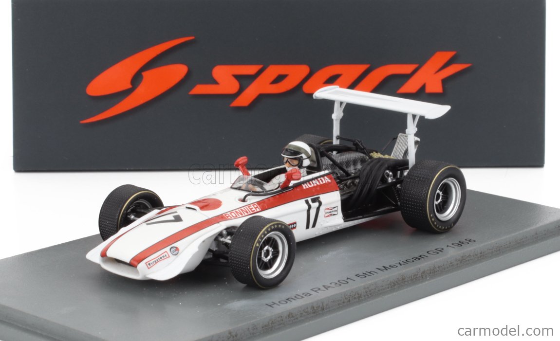 SPARK-MODEL S6226 Echelle 1/43 | HONDA F1 RA301 N 17 MEXICO