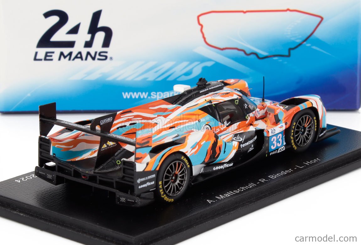 Spark 1/43 Oreca 07 Gibson - 24h Du Mans 2024 - Résine S9139