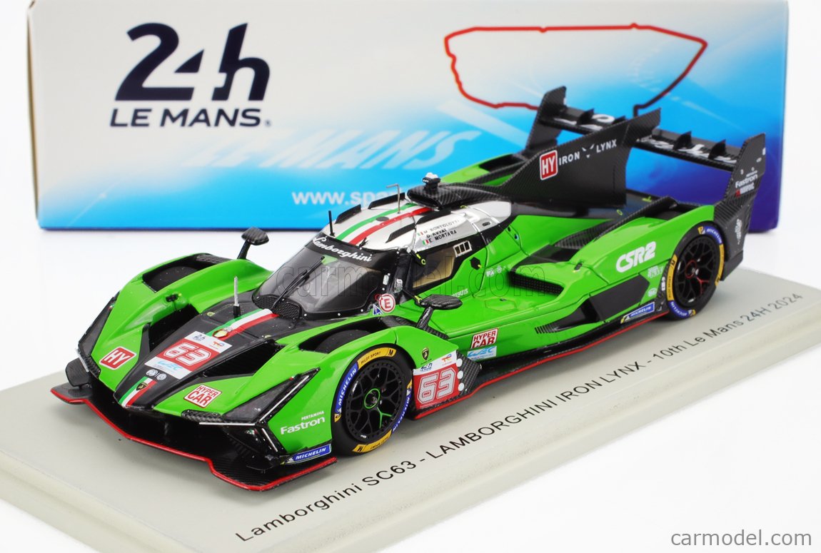 Lamborghini SC63 - 24h Le Mans 2024 #63 Scale 1:43