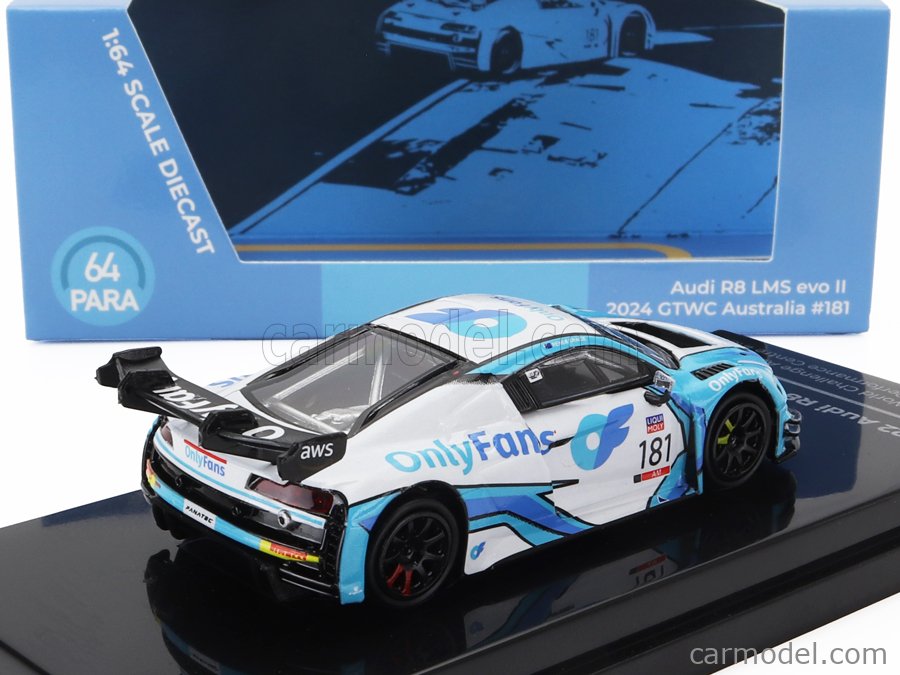 PARA 64 1/64 アウディ R8 LMS オーストラリア オンリーファン Audi R8 LMS Evo II 2024 GTWC Australia Only Fans Car No. 181