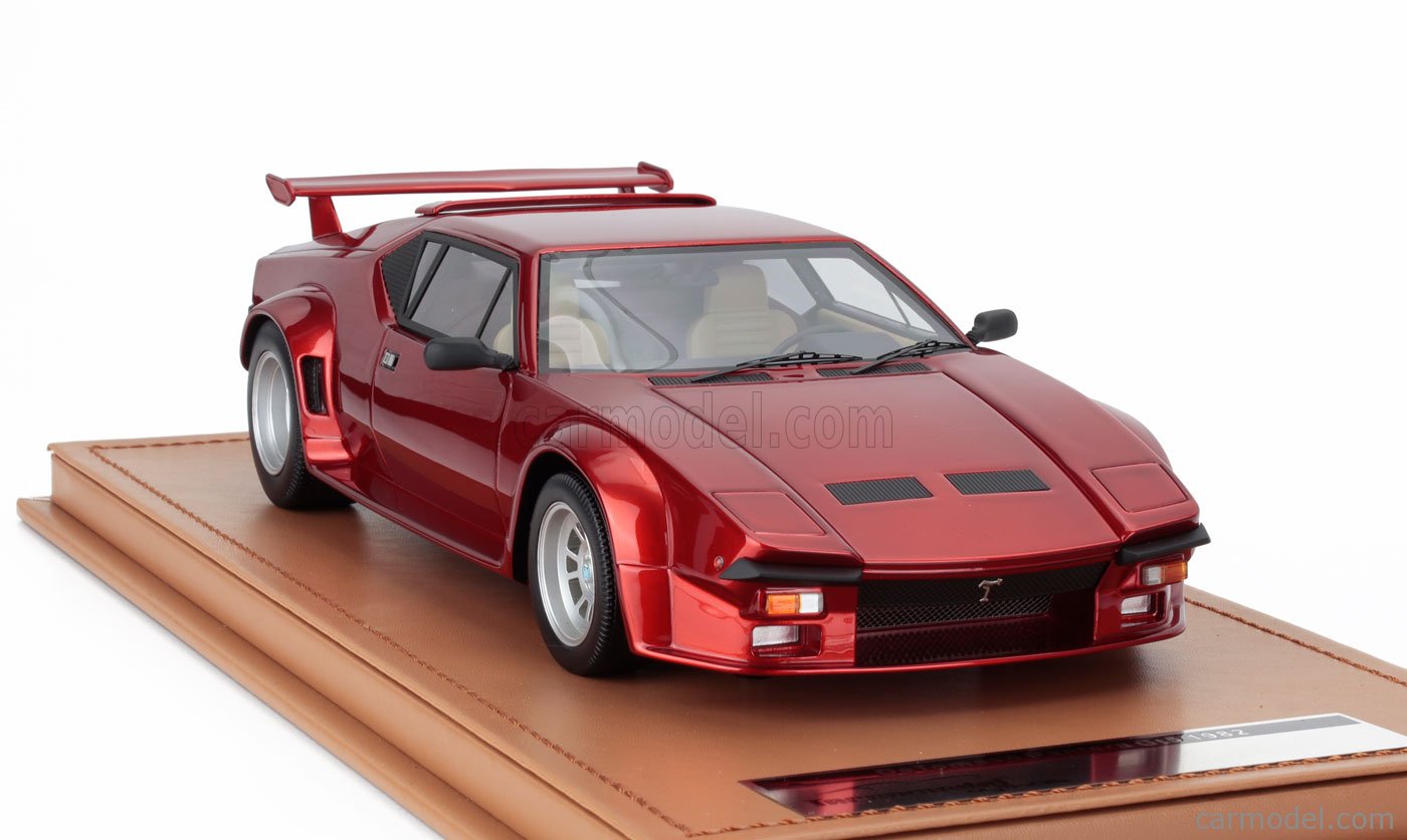 TECNOMODEL TM18-66E Scale 1/18 | DE TOMASO PANTERA GT5 1982 RED MET