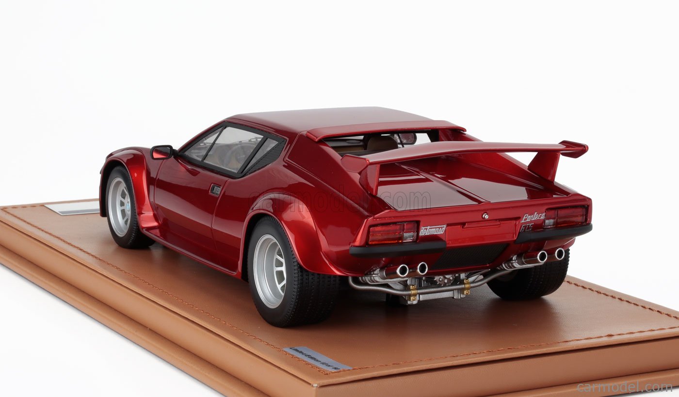 TECNOMODEL TM18-66E Scale 1/18 | DE TOMASO PANTERA GT5 1982 RED MET
