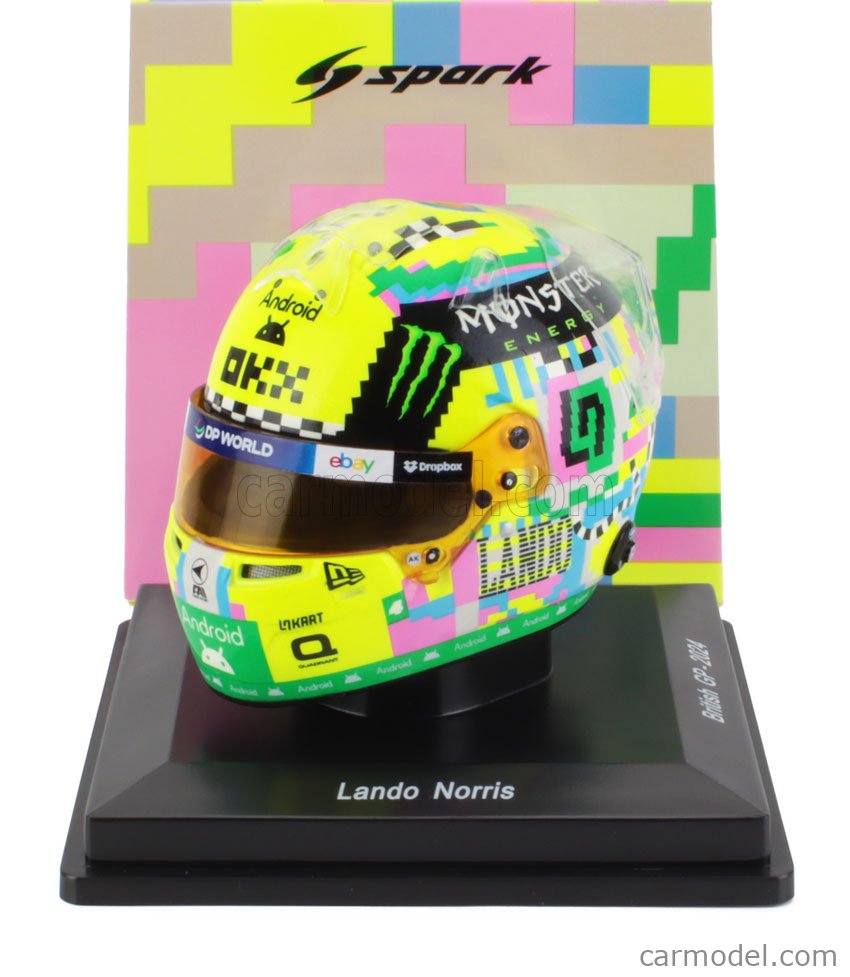 Casco F1 In Scala 1/5 SPARK-MODEL Bell Helmet Lando Norris McLaren 5HF162