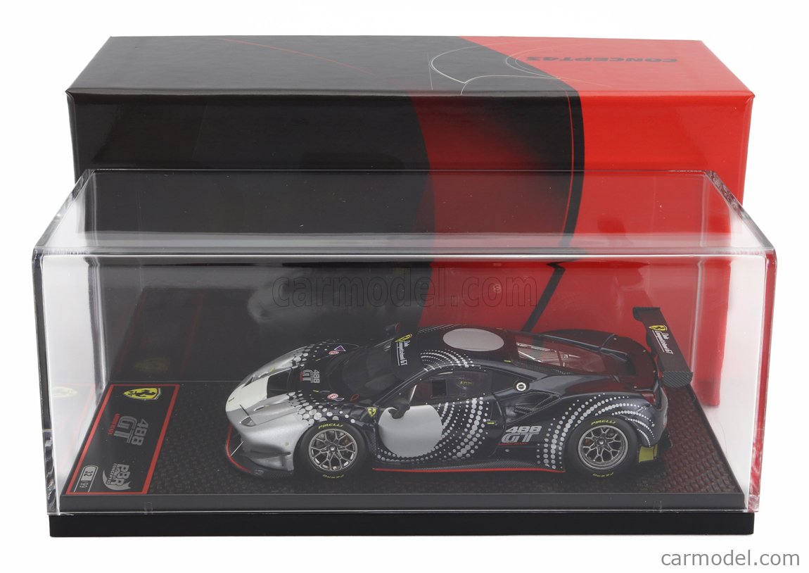 BBR-MODELS BBRC255C Scale 1/43 | FERRARI 488 GT MODIFICATA 2020 BLUE SILVER