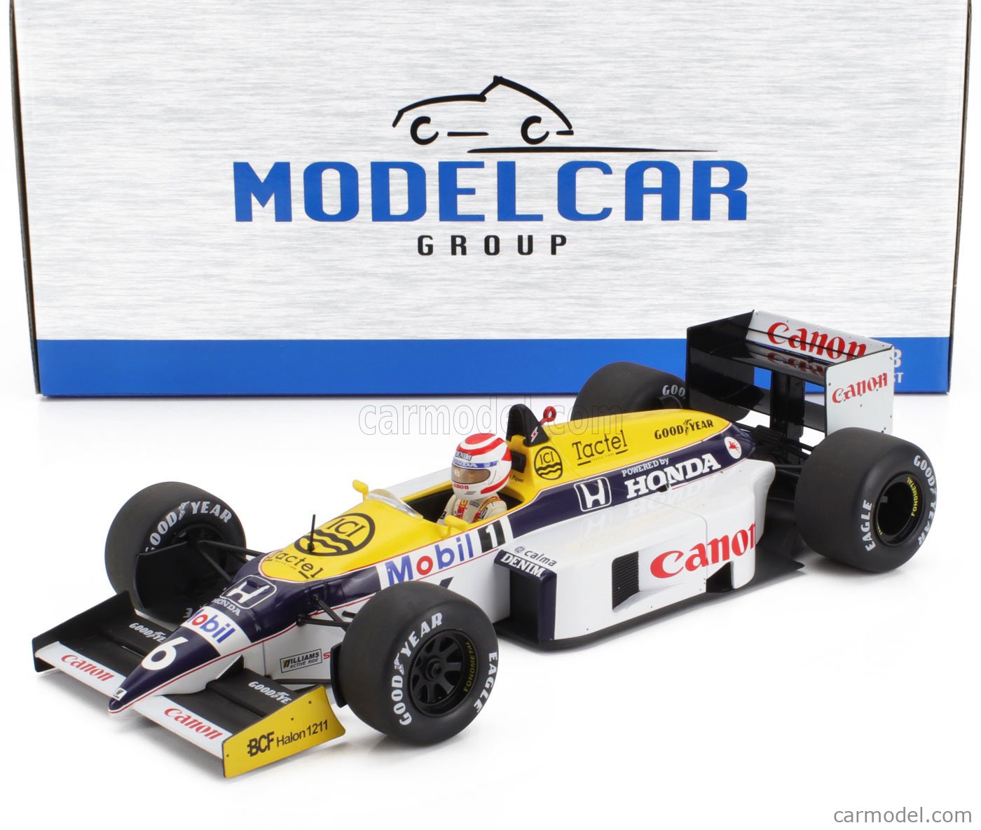 MCG MCG18626F Scale 1/18 | WILLIAMS F1 FW11 HONDA TEAM WILLIAMS N