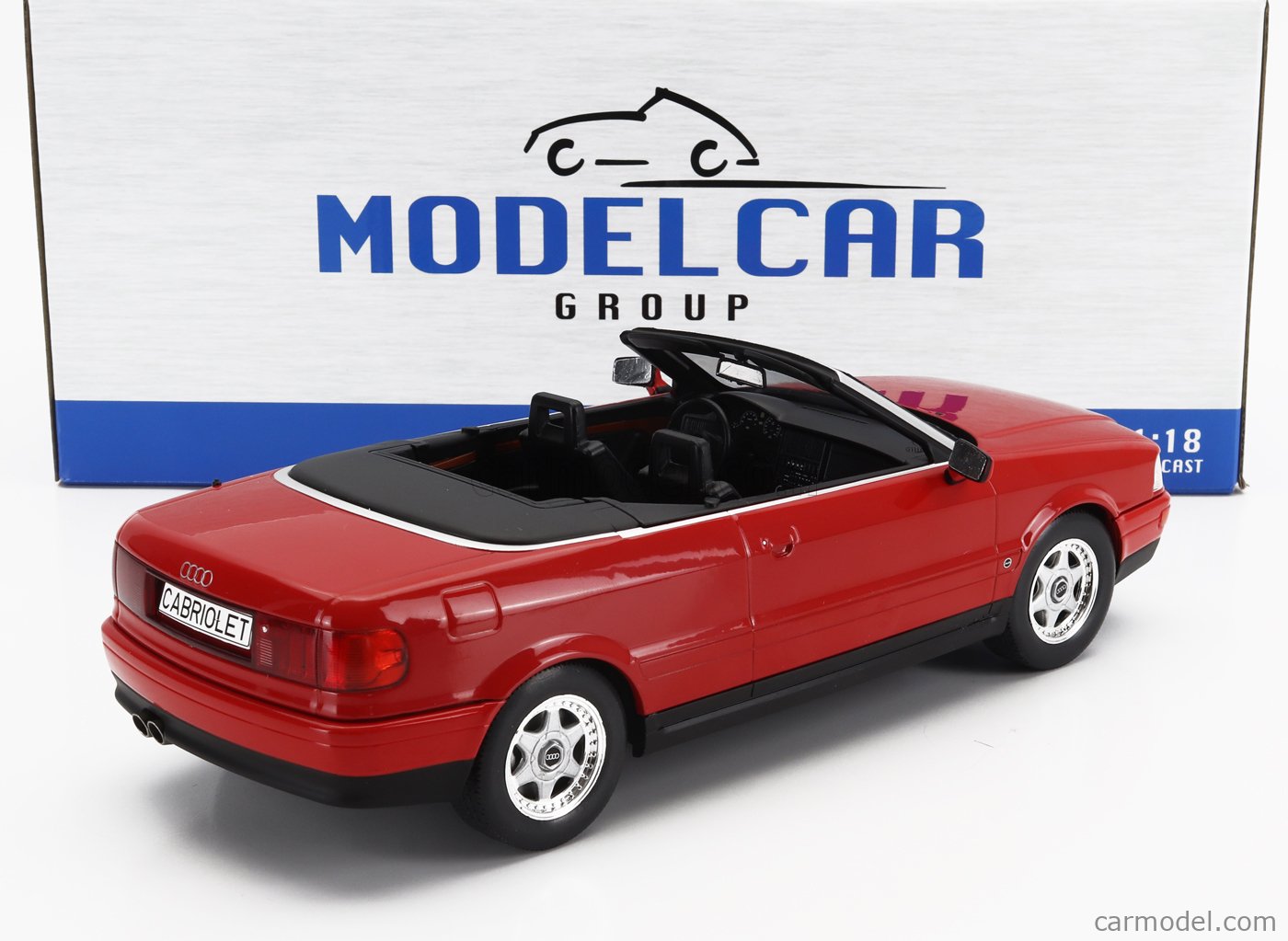 1:18 MCG Audi Cabriolet 1991 Red MCG18371