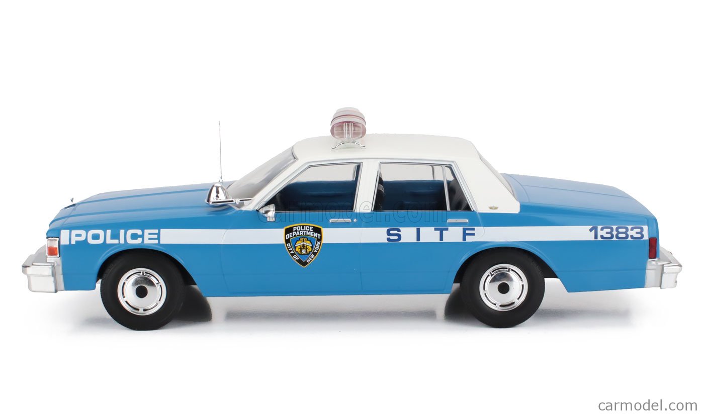 MCG MCG18360 Scale 1/18 | CHEVROLET CAPRICE NYPD POLICE 1987