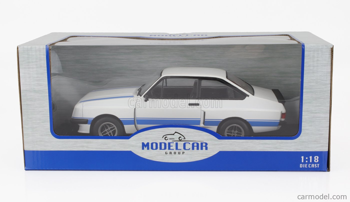Ford Escort MK2 RS 2000 X-PACK 1977 Blanc Modèle Réduit 1:18 MCG 4052176065051