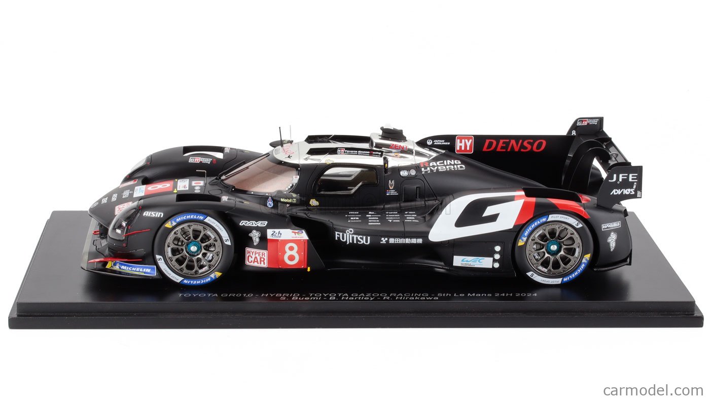 Spark 1/18 Toyota GR010 HYBRID #7 – 24h Le Mans 2023, Rouge, GAZOO Racing