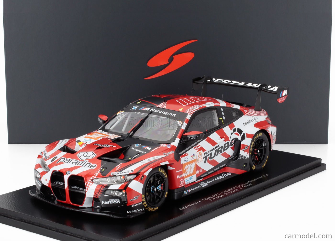 1:43 SPARK Bmw 4-Series M4 Gt3 #46 Le Mans 2024 Valentino Rossi S9149 Modellbau