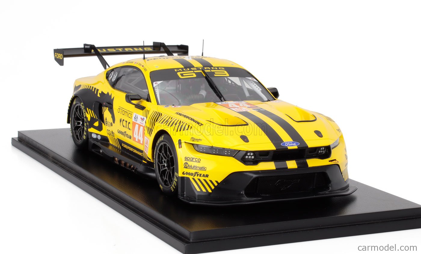 Spark 1/43 Ford Mustang GT3 Coyote #44 - Le Mans 2024 - Mies/Tuck/Hartshorne