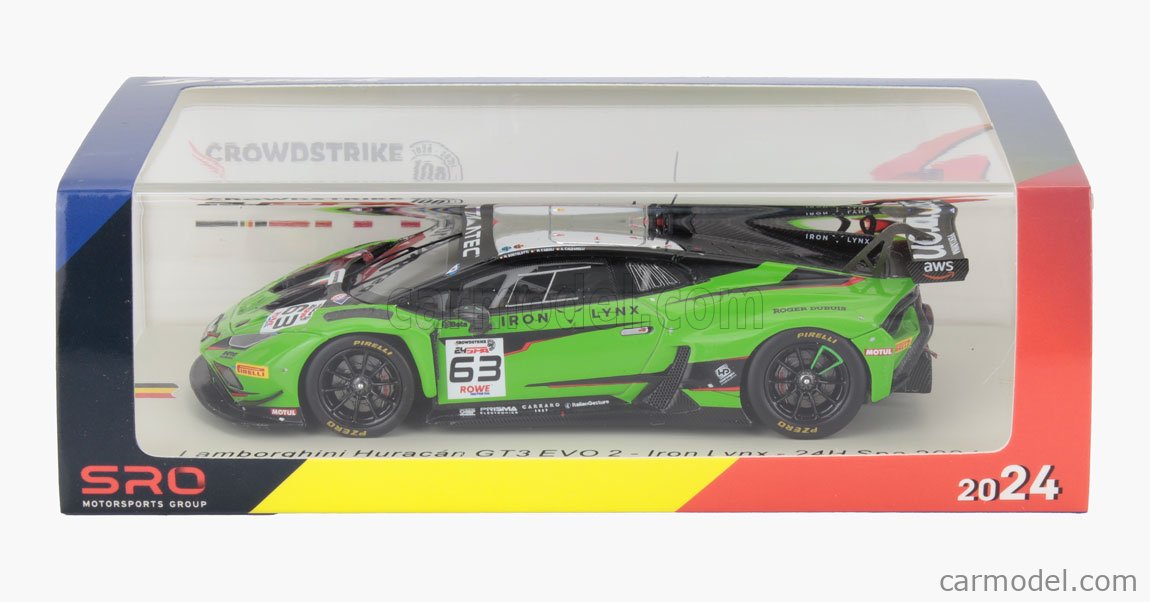 Voiture des 24H Spa 2024 A.CALDARELLI-M.CAIROLI-M.BORTOLOTTI – n°63