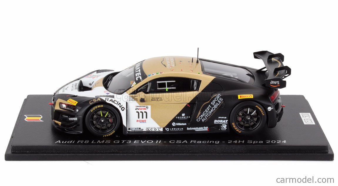 Spark Audi R8 lms 2018年スパ24時間レース 1/43 SPARK-MODEL SB826 Scale 1/43 | AUDI R8 LMS GT3 EVO II 5.2L