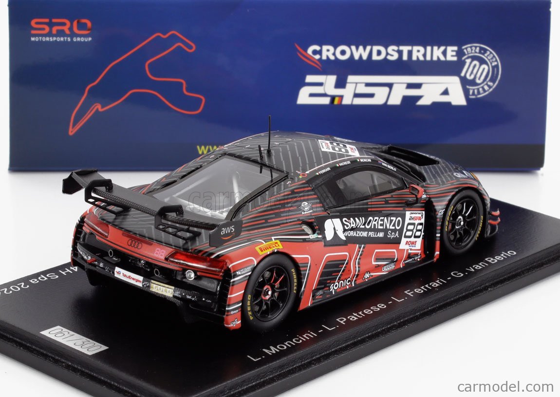 Spark 1/43 アウディ R8 LMS GT3 1:43 Audi R8 LMS GT3 n°31 24H Spa 2021 SPARK SB449 | eBay