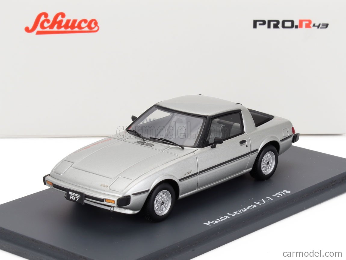 SCHUCO 43U00155 Scale 1/43 | MAZDA SAVANNA RX-7 1978 SILVER