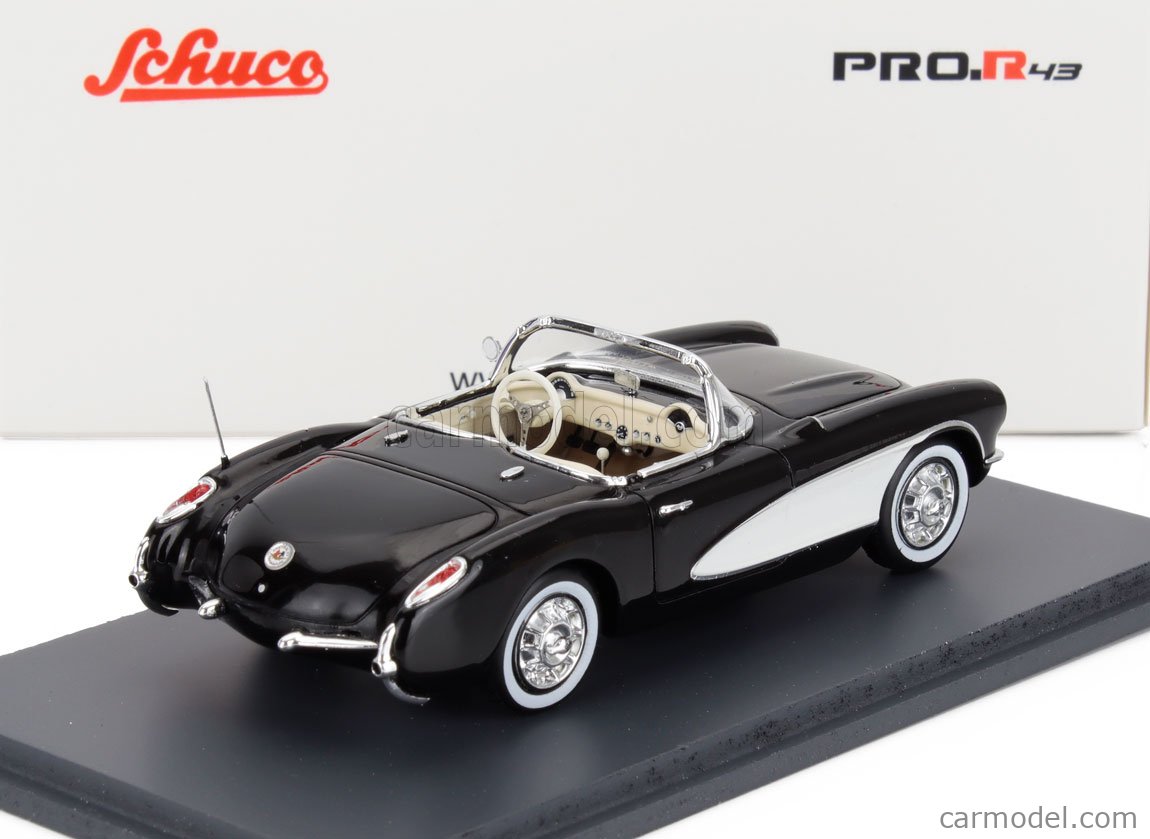 Modèle Réduit 1:43 Chevrolet Corvette C1 Spider Pace Car Daytona 1956 – Schuco 43U00048, Collection