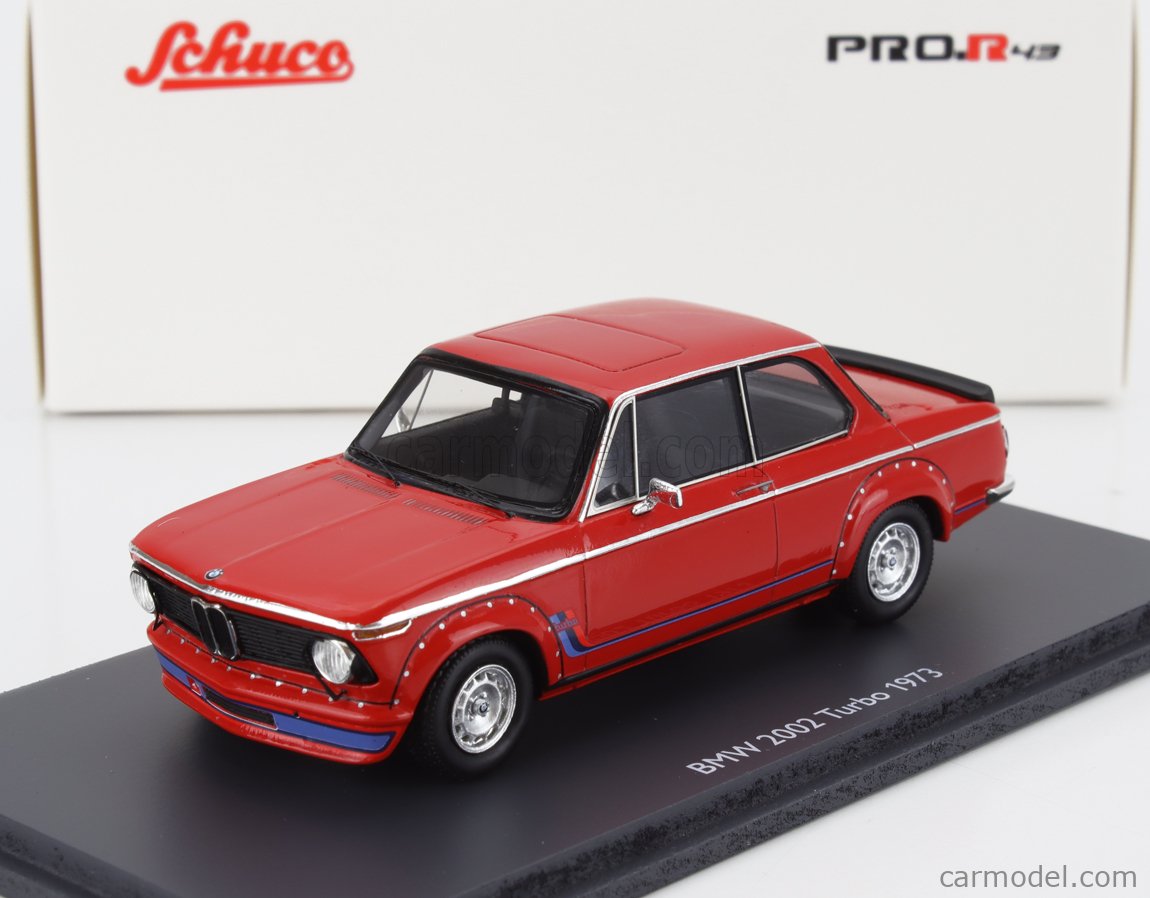BMW 2002 Turbo ミニカー 1/43 スケール BMW 2002 Turbo 1973 Red One Copy Produced 1/43 Schuco 43U00045